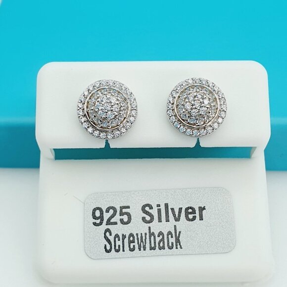 "925 Sterling Silver CZ Beautiful Earrings for Women, 1USPAR4202 - Picture 3 of 11
